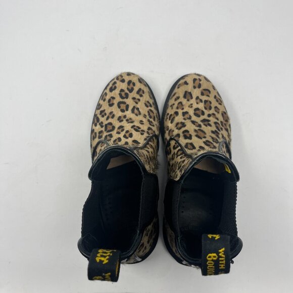 NWOT Dr. Martens Flora Hair On Leopard Chelsea Boots women 6 - Picture 8 of 10